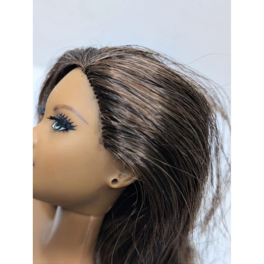 Barbie Style Glam GRACE CJP78 AA Black Nude Doll Only 2015 Rooted Lashes OOAK
